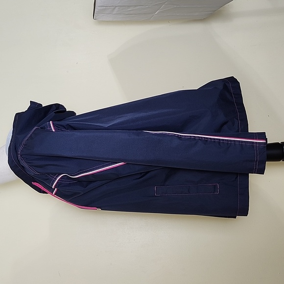 Fleet Street Petite Women's Navy & Pink Lightweight Jacket, Size Petite Large - Picture 5 of 15